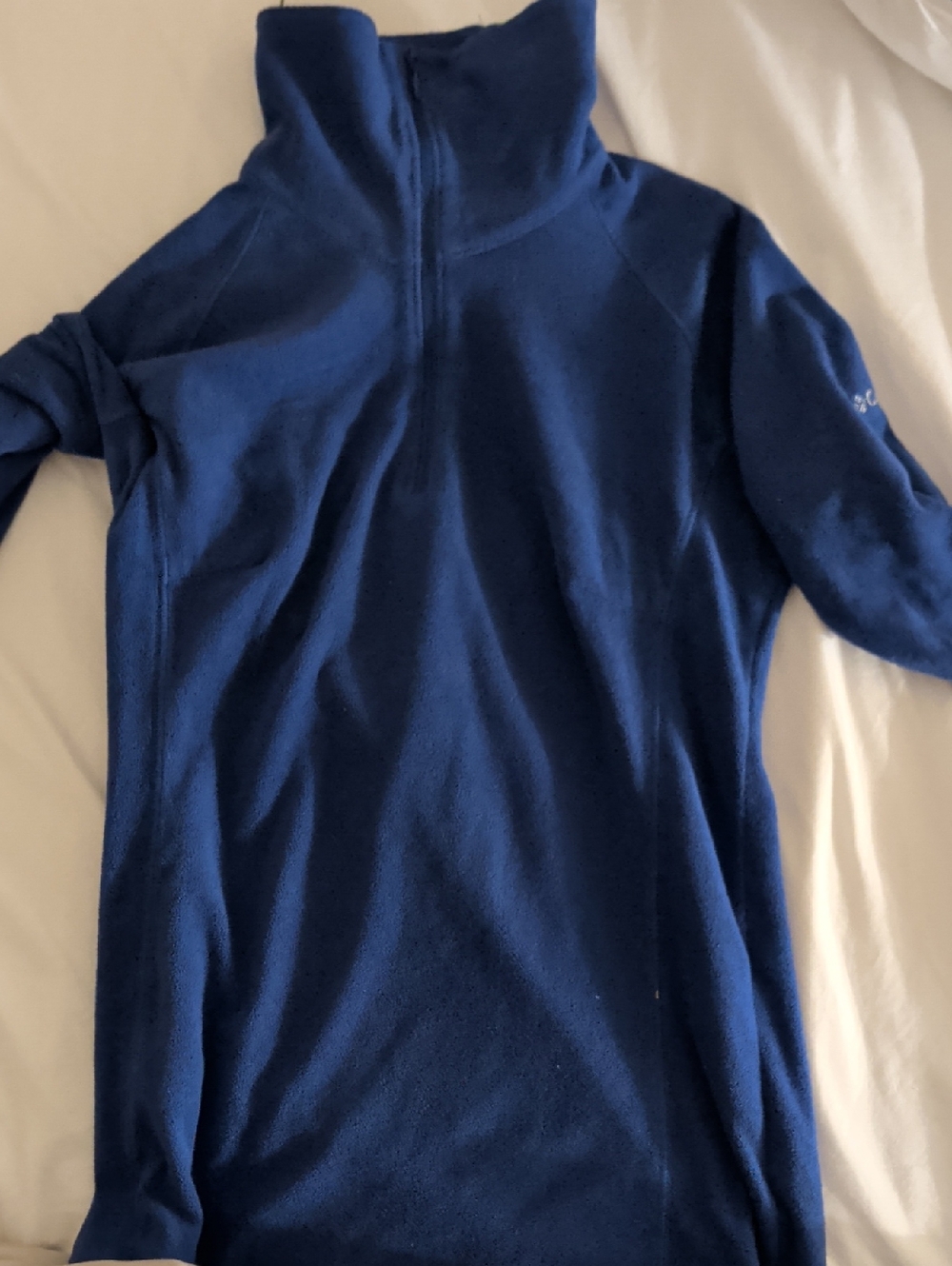 Columbia Women's Quarter-Zip Fleece Pullover - Royal Blue